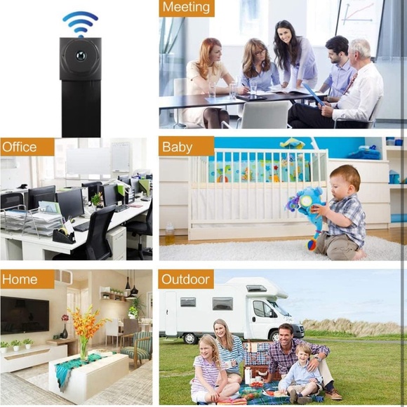 Hidden Camera DIY Mini Spy Camera Portable and Wireless Nanny Cam 1080P HD WiFi - Picture 5 of 7